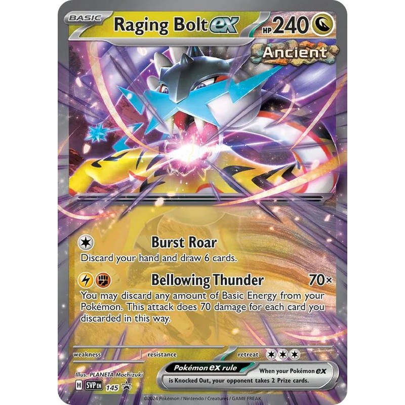 Raging Bolt ex (145) [Scarlet & Violet: Black Star Promos]