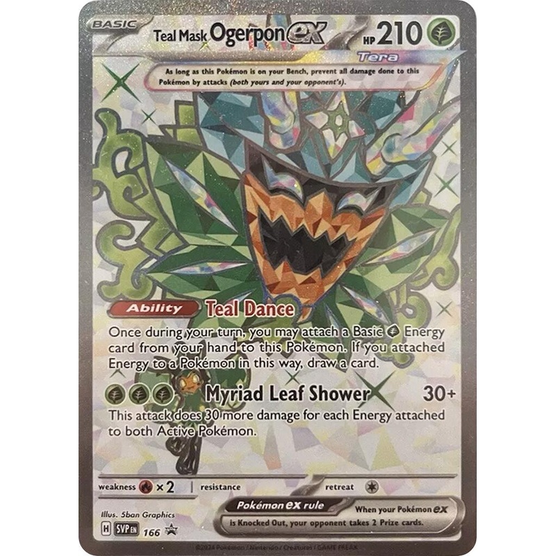 Teal Mask Ogerpon ex (166) [Scarlet & Violet: Black Star Promos]