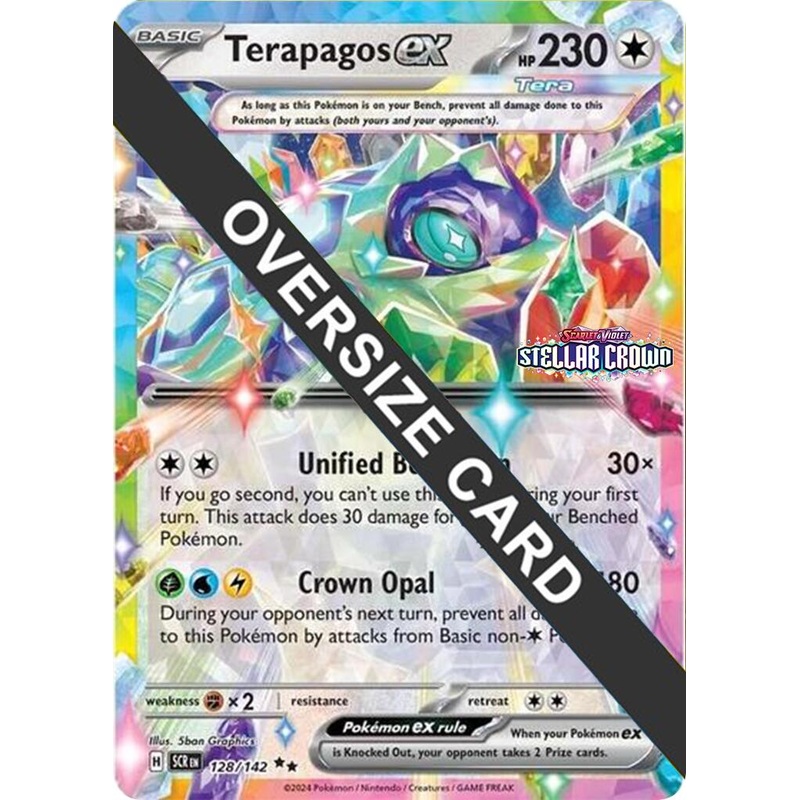 Terapagos ex (128/142) (Jumbo Card) [Scarlet & Violet: Black Star Promos]