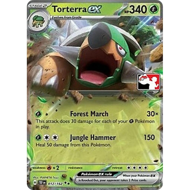 Torterra ex (012/162) [Prize Pack Series Five]