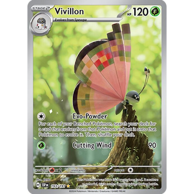 Vivillon (193/191) [Scarlet & Violet: Surging Sparks]