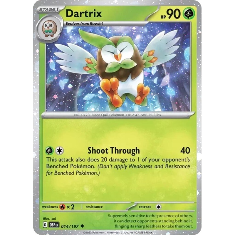 Dartrix (014/197) (Cosmos Holo) [Miscellaneous Cards]