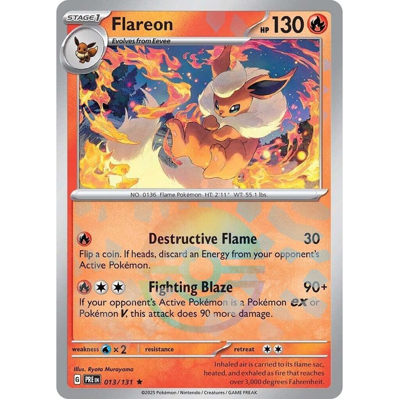 Flareon (013/131) (Poke Ball Pattern) [Scarlet & Violet: Prismatic Evolutions]
