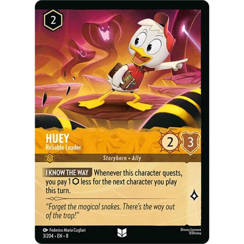 Huey - Reliable Leader (Cold Foil) (3/204) [Reign of Jafar]