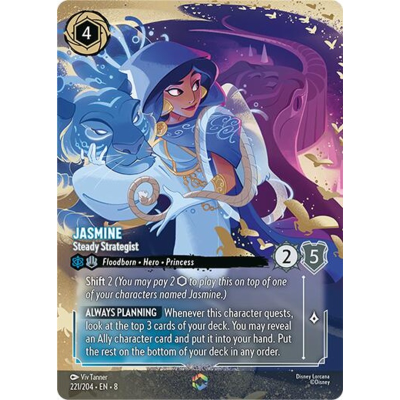 Jasmine - Steady Strategist (Enchanted) (221/204) [Reign of Jafar]