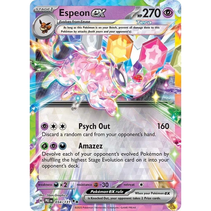 Espeon ex (034/131) [Scarlet & Violet: Prismatic Evolutions]