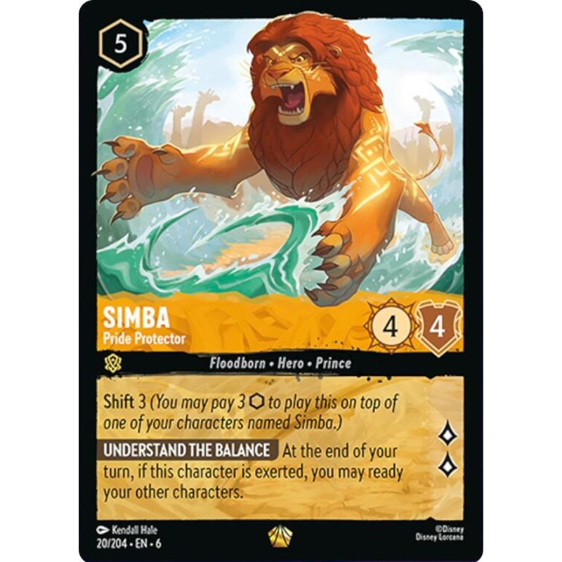 Simba - Pride Protector (20/204) [Azurite Sea]