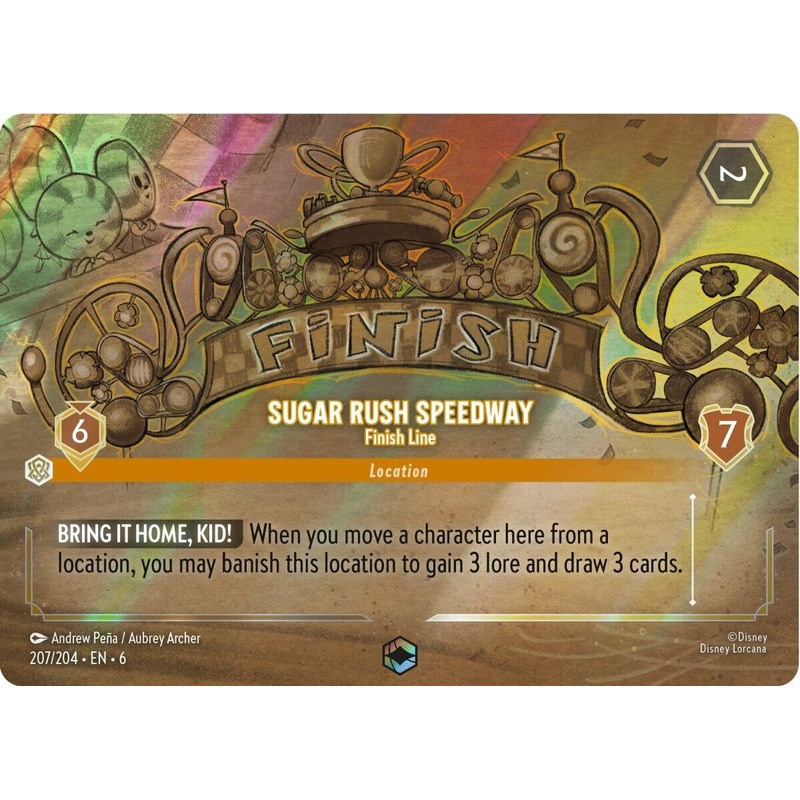 Sugar Rush Speedway - Finish Line (Enchanted) (207/204) [Azurite Sea]