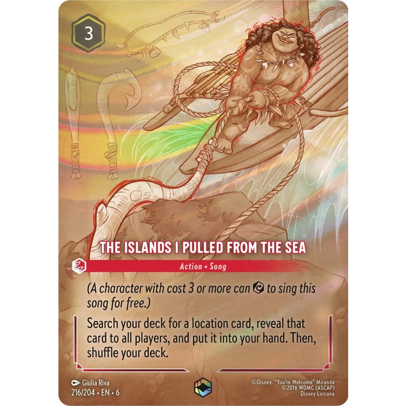 The Islands I Pulled From The Sea (Enchanted) (216/204) [Azurite Sea]