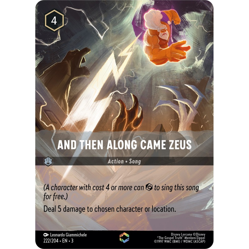 And Then Along Came Zeus (Enchanted) (222/204) [Into the Inklands]