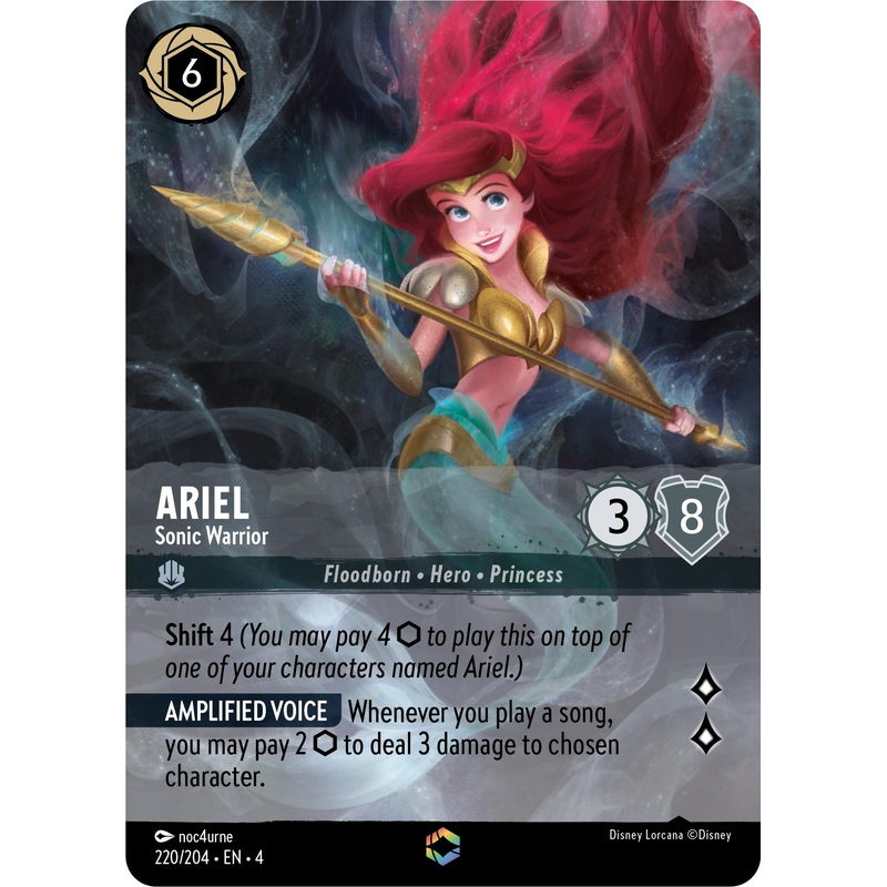Ariel - Sonic Warrior (Enchanted) (220/204) [Ursula's Return]