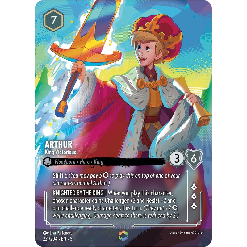 Arthur - King Victorious (Enchanted) (221/204) [Shimmering Skies]