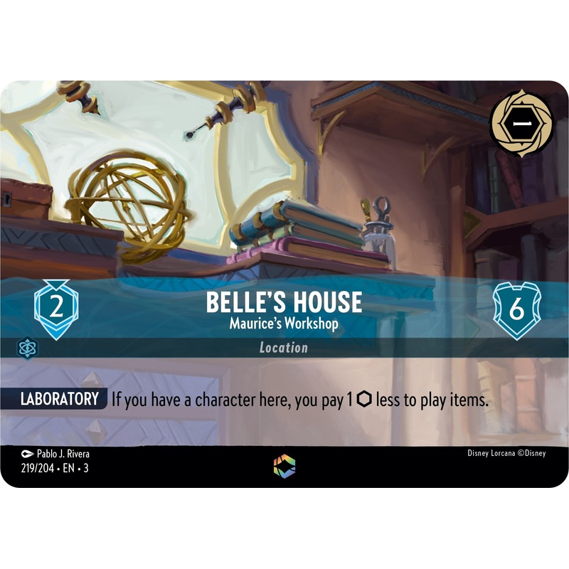 Belle's House - Maurice's Workshop (Enchanted) (219/204) [Into the Inklands]