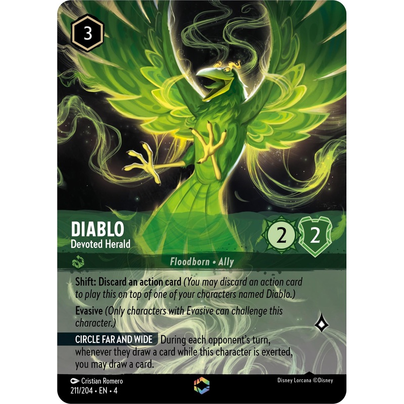 Diablo - Devoted Herald (Enchanted) (211/204) [Ursula's Return]