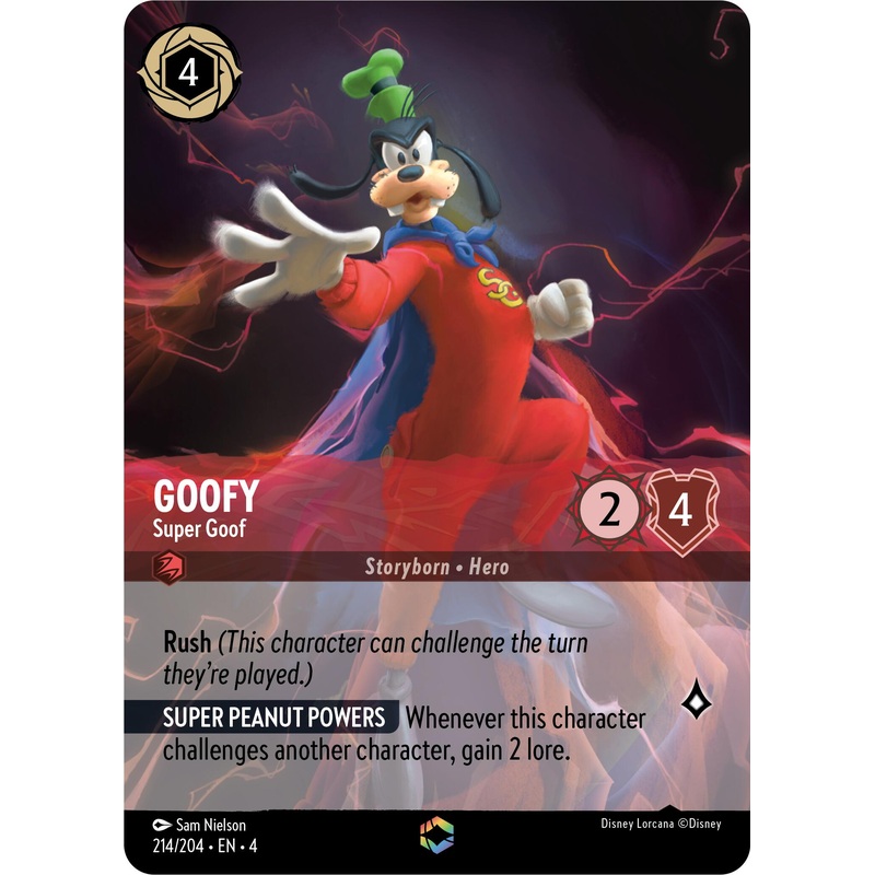 Goofy - Super Goof (Enchanted) (214/204) [Ursula's Return]