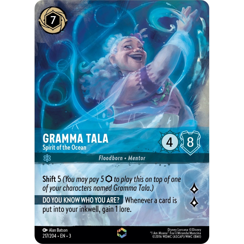 Gramma Tala - Spirit of the Ocean (Enchanted) (217/204) [Into the Inklands]