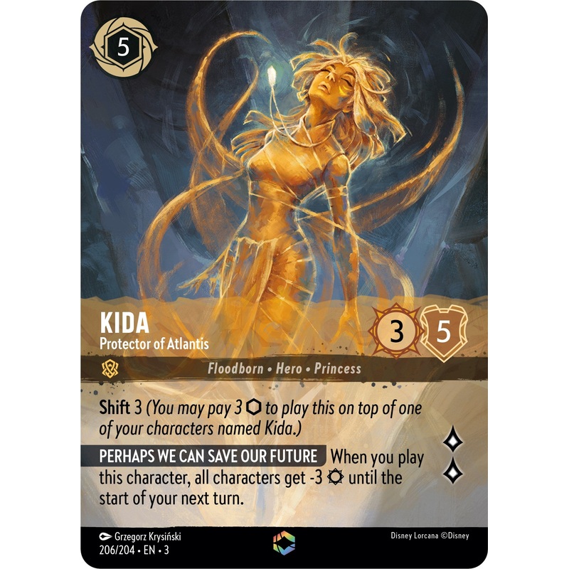 Kida - Protector of Atlantis (Enchanted) (206/204) [Into the Inklands]
