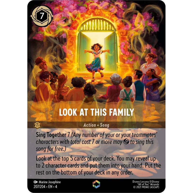Look at This Family (Enchanted) (207/204) [Ursula's Return]