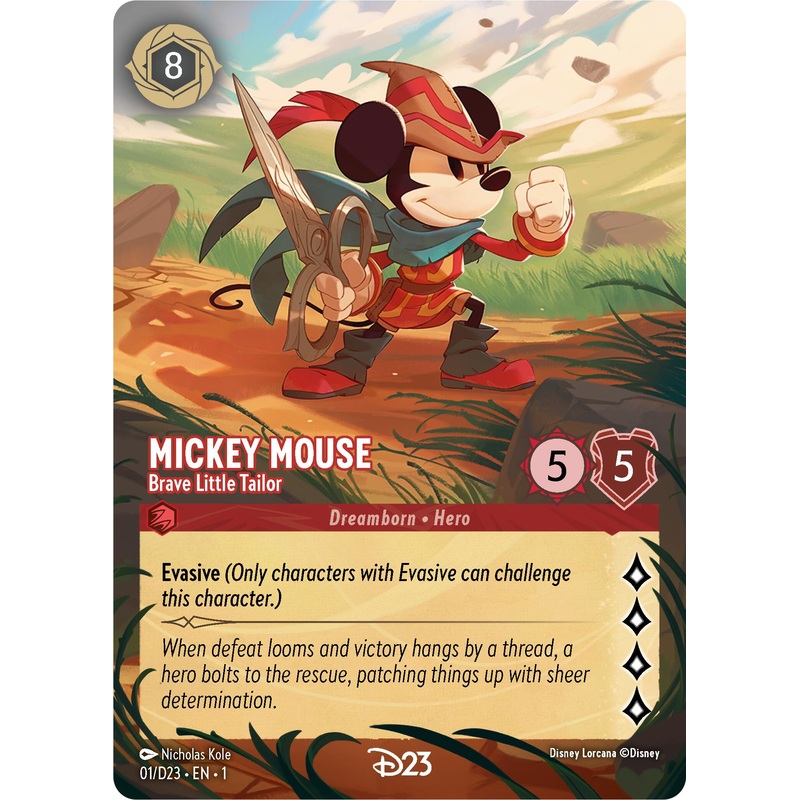 Mickey Mouse - Brave Little Tailor (Extended Art) (1) [D23 Promos]