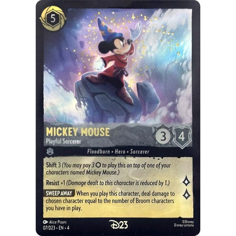 Mickey Mouse - Playful Sorcerer (7) [D23 Promos]