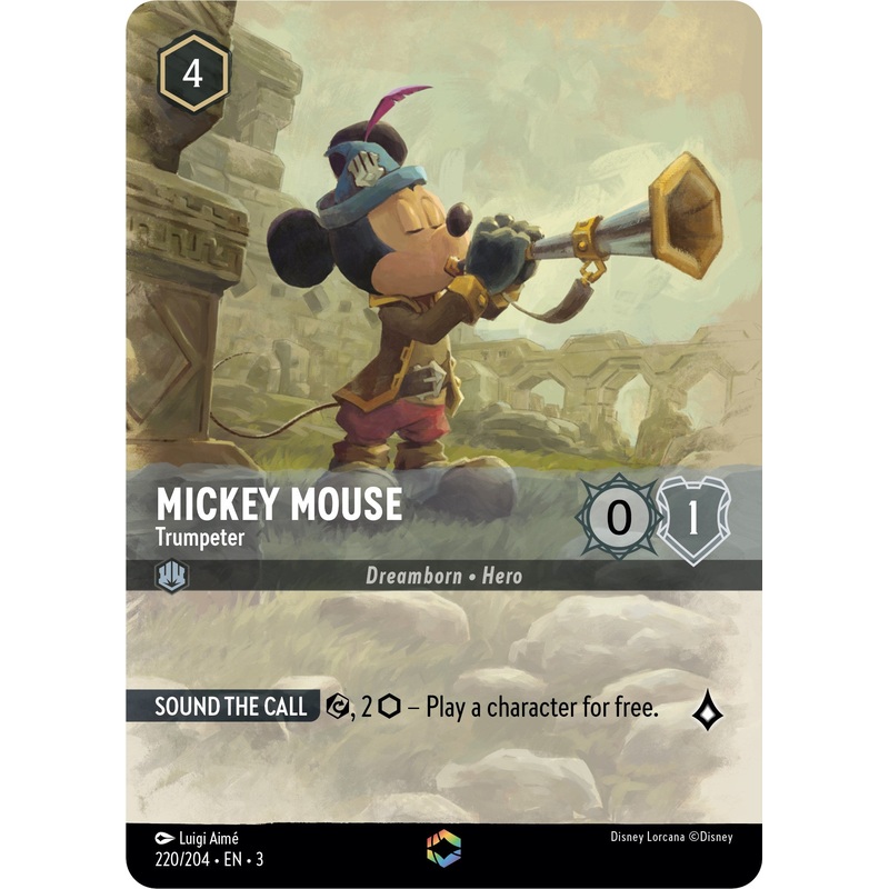 Mickey Mouse -Trumpeter (Enchanted) (220/204) [Into the Inklands]