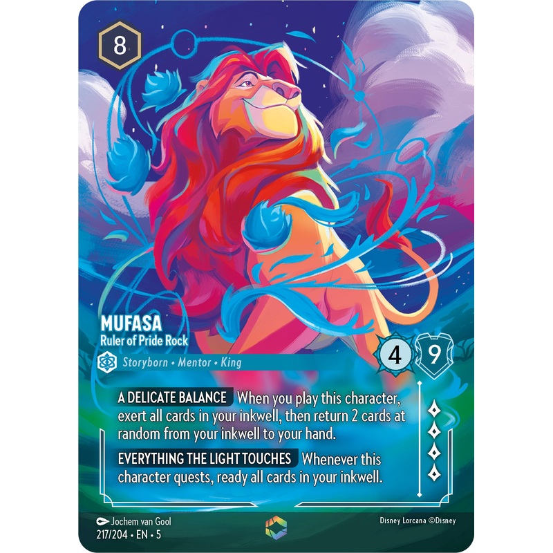 Mufasa - Ruler of Pride Rock (Enchanted) (217/204) [Shimmering Skies]