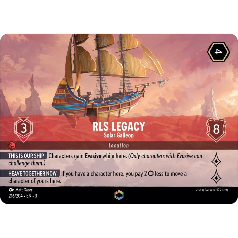 RLS Legacy - Solar Galleon (Enchanted) (216/204) [Into the Inklands]