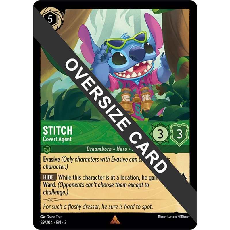 Stitch - Covert Agent (Oversized) (89//204) [Into the Inklands]