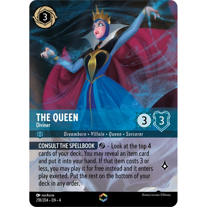 The Queen - Diviner (Enchanted) (218/204) [Ursula's Return]