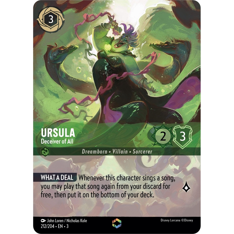 Ursula - Deceiver of All (Enchanted) (212/204) [Into the Inklands]