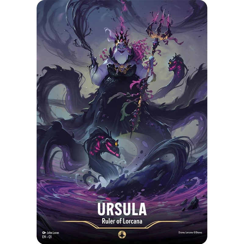 Ursula - Ruler of Lorcana (Oversized) [Illumineer's Quest: Deep Trouble]