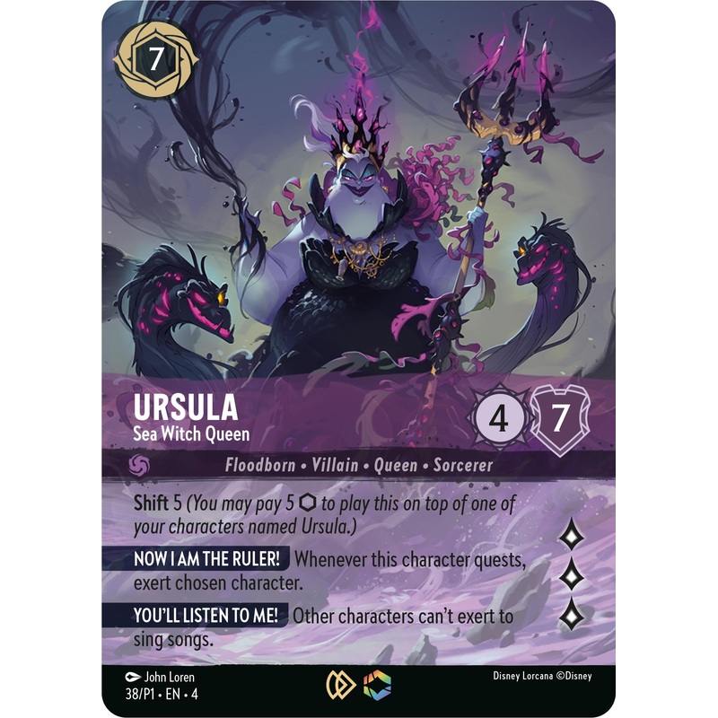 Ursula - Sea Witch Queen (Store Championship) (38) [Promo Cards]