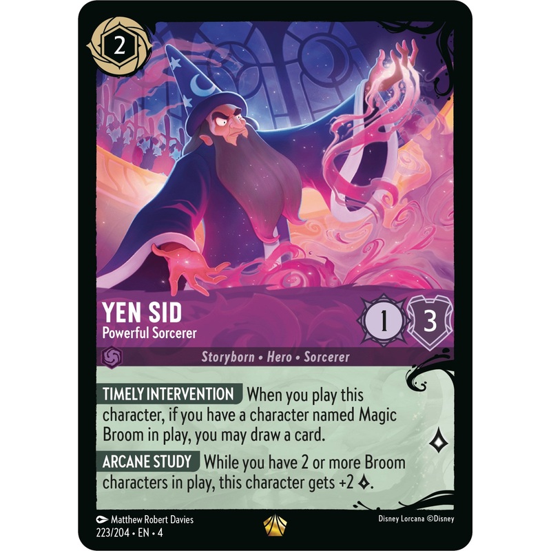 Yen Sid - Powerful Sorcerer (223/204) (223/204) [Illumineer's Quest: Deep Trouble]