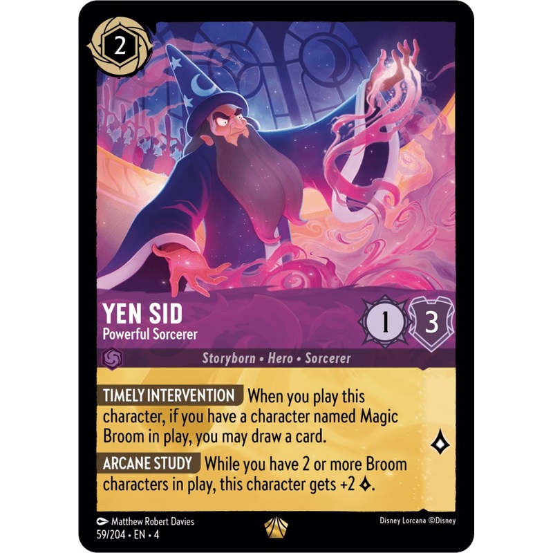 Yen Sid - Powerful Sorcerer (59/204) (59/204) [Ursula's Return]