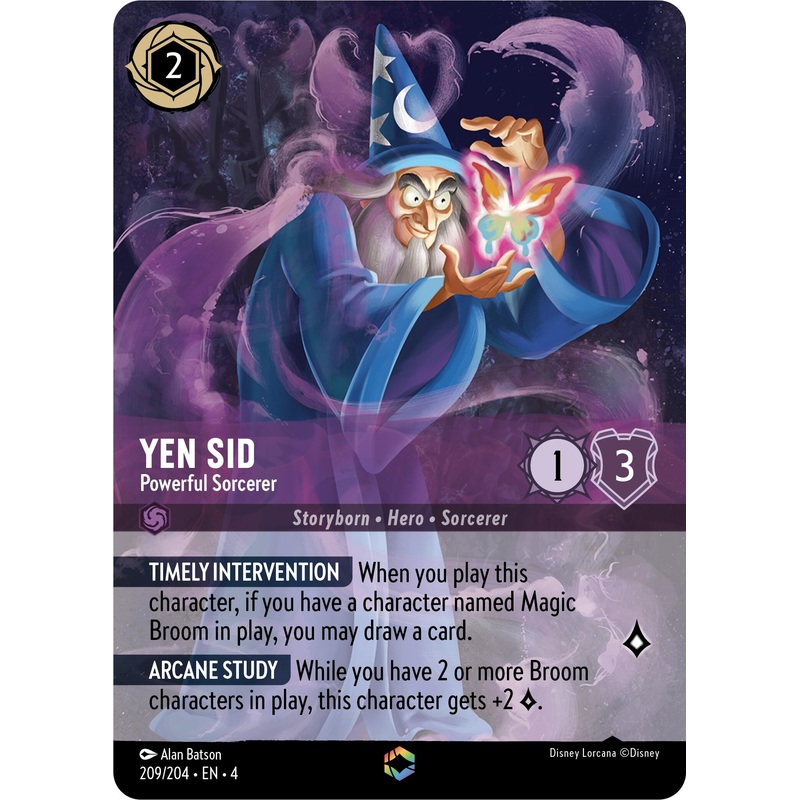 Yen Sid - Powerful Sorcerer (Enchanted) (209/204) [Ursula's Return]