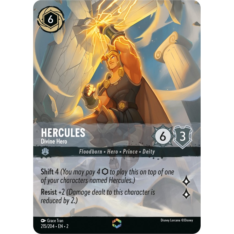 Hercules - Divine Hero (Enchanted) (215/204) [Rise of the Floodborn]