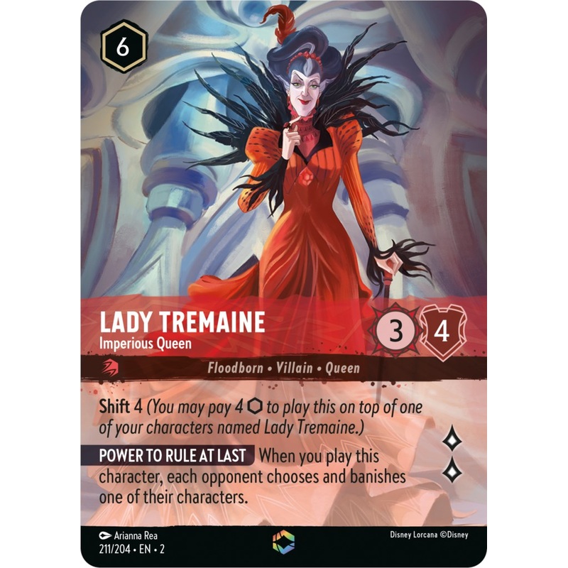 Lady Tremaine - Imperious Queen (Enchanted) (211/204) [Rise of the Floodborn]
