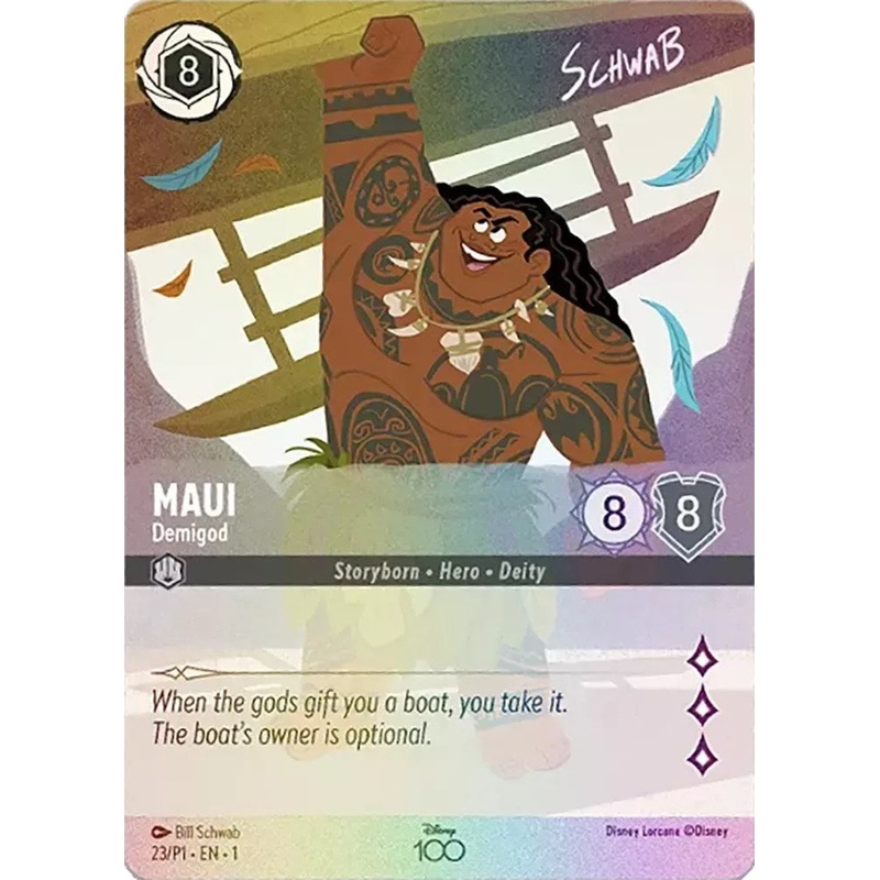 Maui - Demigod (Enchanted) (23) [Disney100 Promos]