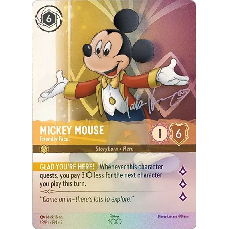 Mickey Mouse - Friendly Face (Enchanted) (18) [Disney100 Promos]