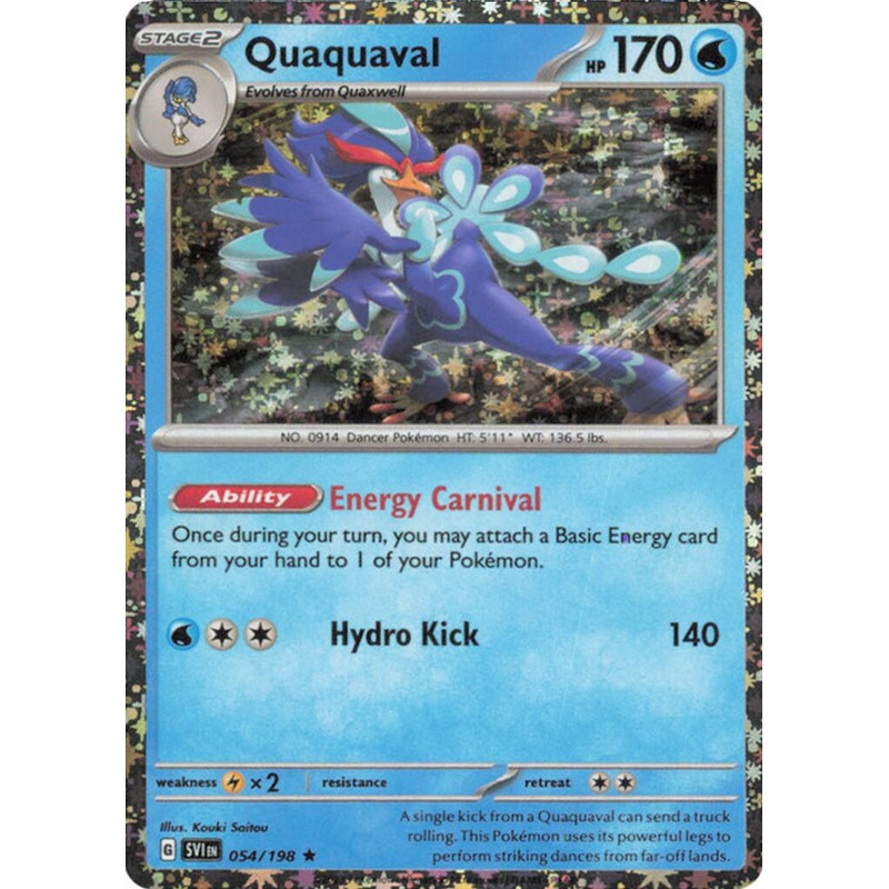 Quaquaval (054/198) (Sparkle Holo) [Miscellaneous Cards]