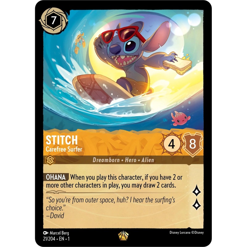 Stitch - Carefree Surfer (21/204) [The First Chapter]