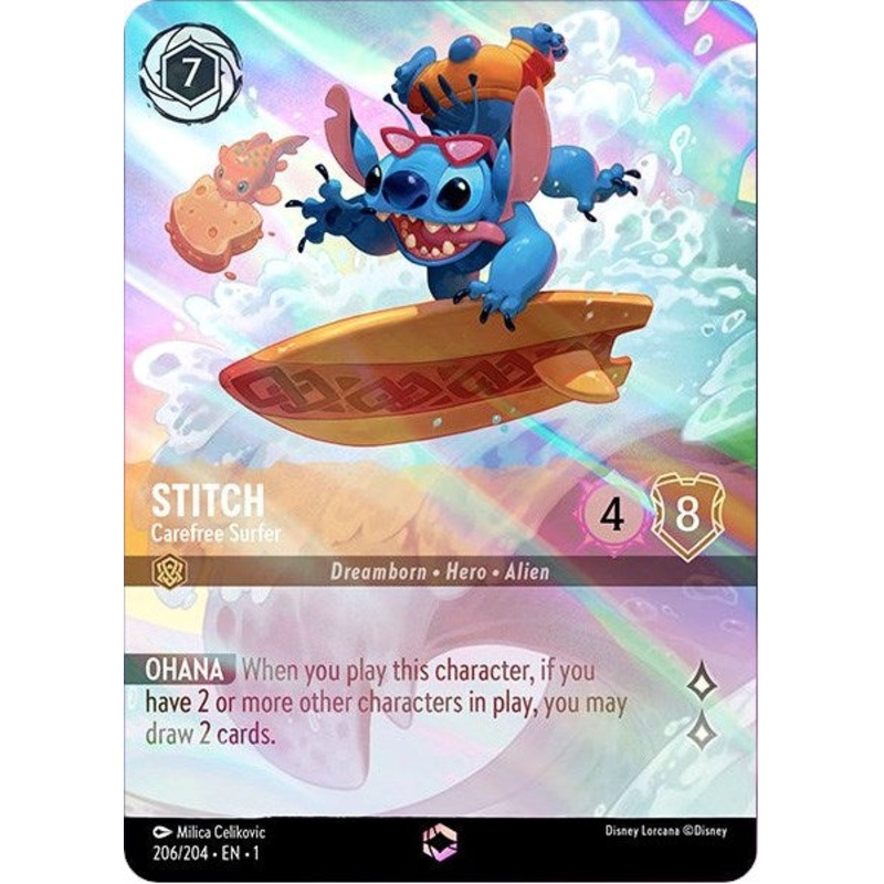 Stitch - Carefree Surfer (Enchanted) (206/204) [The First Chapter]