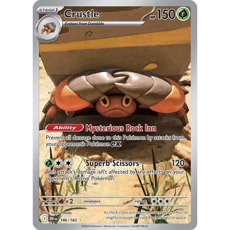 Crustle (186/182) [Scarlet & Violet: Destined Rivals]