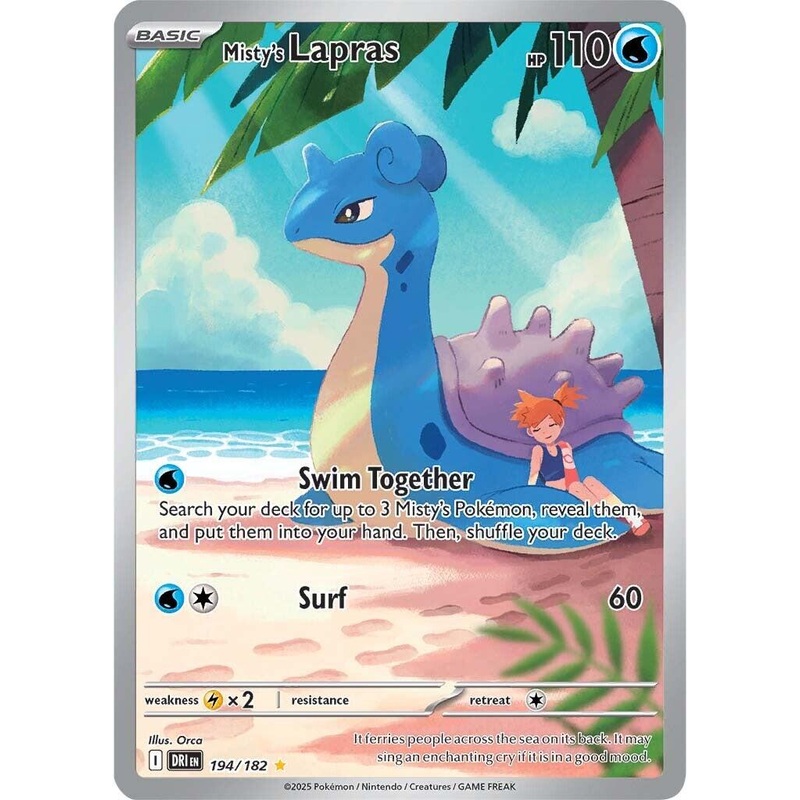 Misty's Lapras (194/182) [Scarlet & Violet: Destined Rivals]