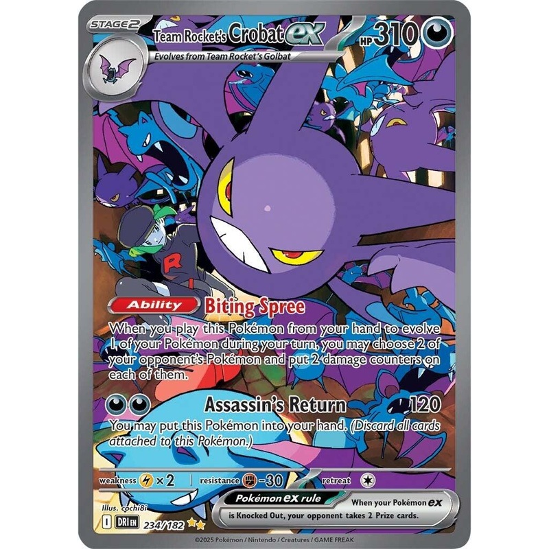 Team Rocket's Crobat ex (234/182) [Scarlet & Violet: Destined Rivals]