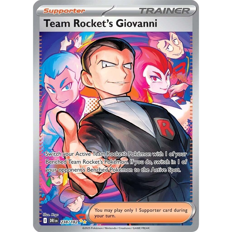 Team Rocket's Giovanni (238/182) [Scarlet & Violet: Destined Rivals]