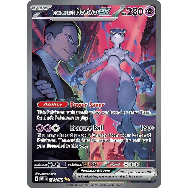Team Rocket's Mewtwo ex (231/182) [Scarlet & Violet: Destined Rivals]