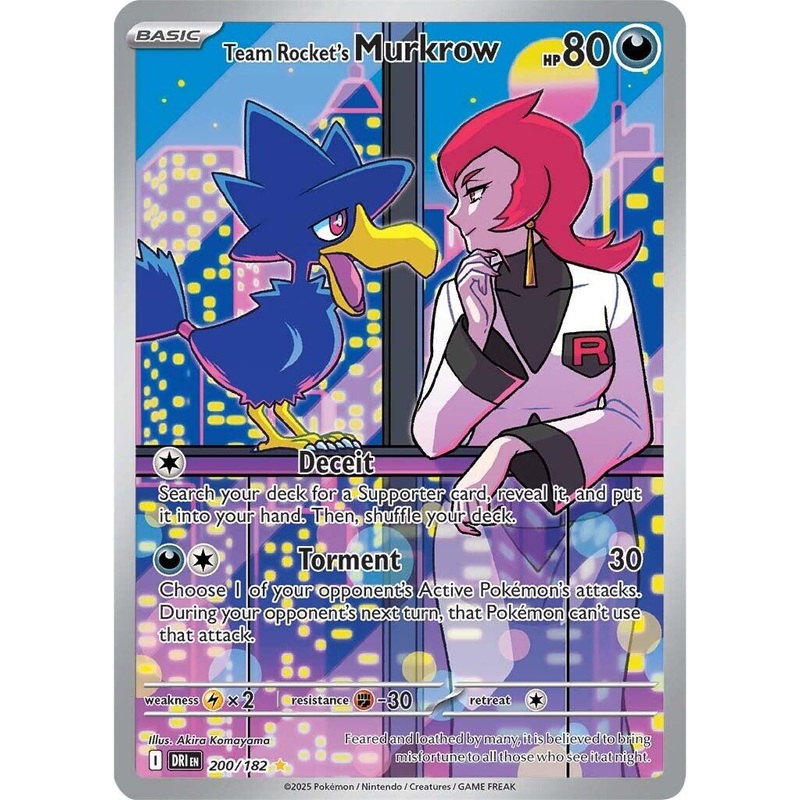 Team Rocket's Murkrow (200/182) [Scarlet & Violet: Destined Rivals]