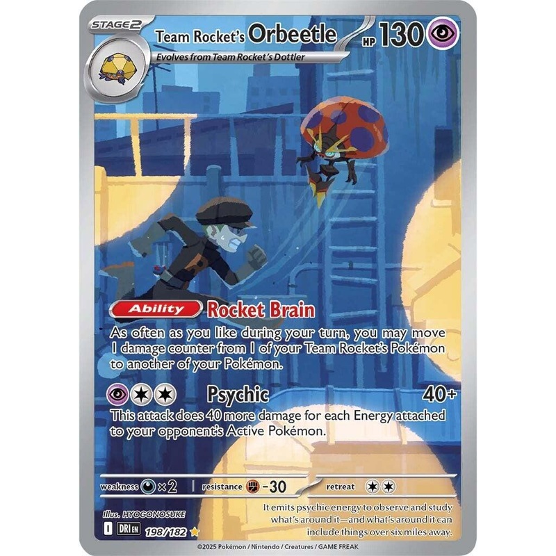 Team Rocket's Orbeetle (198/182) [Scarlet & Violet: Destined Rivals]