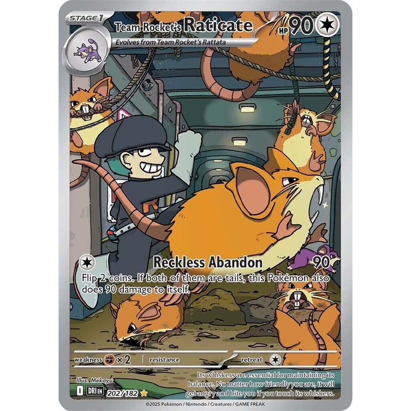 Team Rocket's Raticate (202/182) [Scarlet & Violet: Destined Rivals]